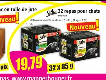 Norma Sheba 32 repas pour chats offre