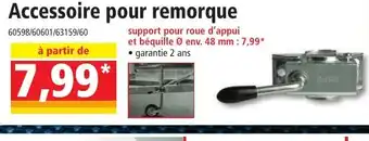 Norma Accessoire pour remorque offre