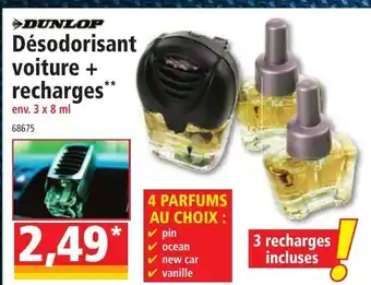 Norma Désodorisant voiture + recharges offre