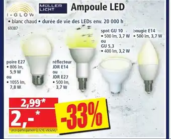 Norma Ampoule LED offre