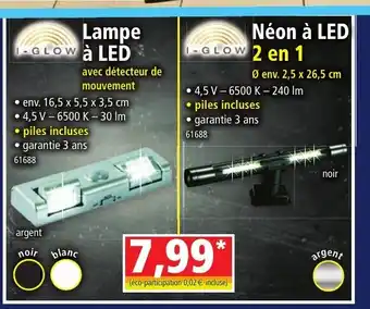 Norma Lampe a LED offre