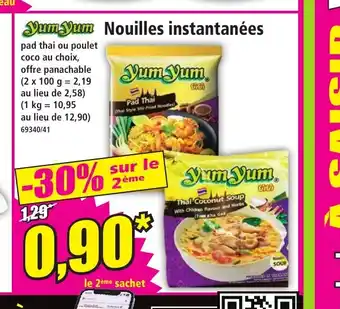 Norma Yum Yum Nouilles instantanées offre