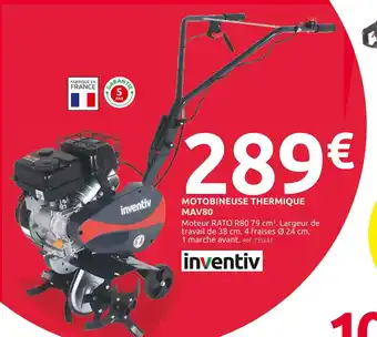 Mr Bricolage MOTOBINEUSE THERMIQUE MAV80 offre