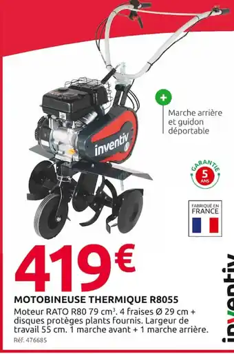 Mr Bricolage MOTOBINEUSE THERMIQUE R8055 offre