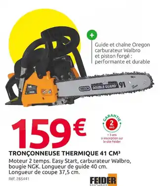 Mr Bricolage TRONÇONNEUSE THERMIQUE 41 offre