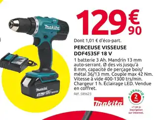 PERCEUSE VISSEUSE DDF453SF 18 V