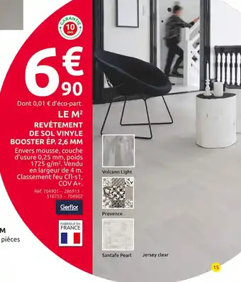 REVÊTEMENT DE SOL VINYLE