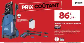 Bricomarché NETTOYEUR HAUTE PRESSION 2000 W offre