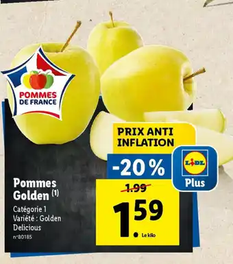 Lidl Pommes Golden offre