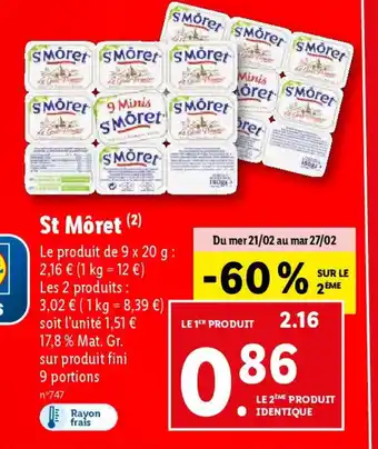 Lidl St Môret offre