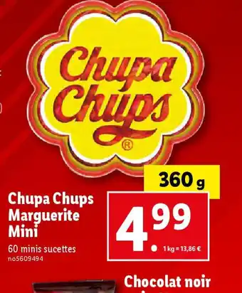 Lidl Chupa Chups Marguerite Mini offre