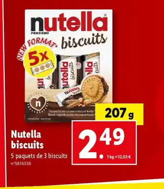 Lidl Nutella biscuits offre