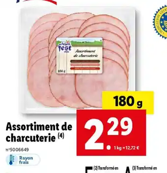 Lidl Assortiment de charcuterie (4) offre