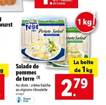 Lidl Salade de pommes de terre offre