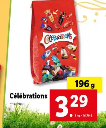 Lidl Célébrations offre