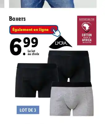 Lidl Boxers offre