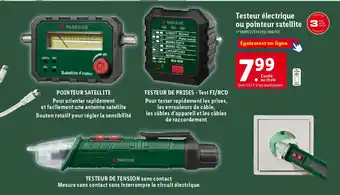 Lidl Testeur électrique ou pointeur satellite offre