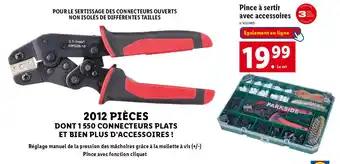 Lidl Pince à sertir avec accessoires 3 offre