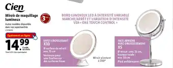 Lidl Miroir de maquillage lumineux offre