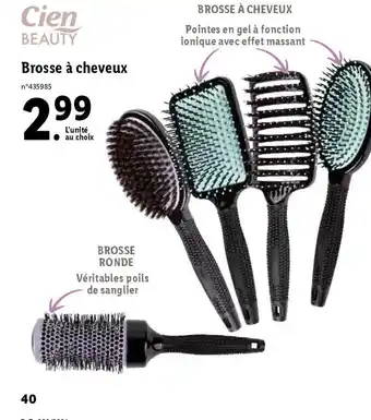 Lidl Brosse à cheveux offre