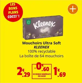 Coccimarket Mouchoirs Ultra Soft KLEENEX offre
