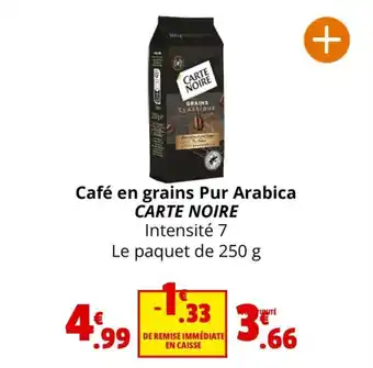 Café en grains Pur Arabica CARTE NOIRE