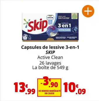 Capsules de lessive 3-en-1 SKIP