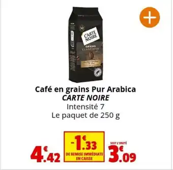 Coccinelle Express Café en grains Pur Arabica CARTE NOIRE offre