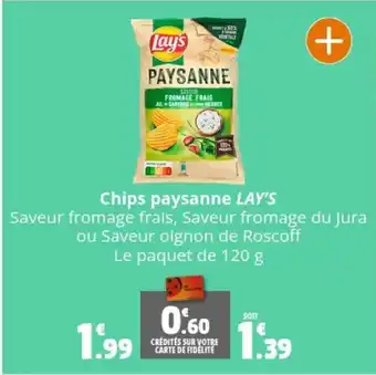 Coccinelle Express Chips paysanne LAY'S offre