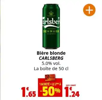 Coccinelle Express Bière blonde CARLSBERG offre
