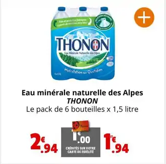 Eau Minérale Naturelle des Alpes THONON