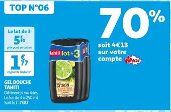 Auchan GEL DOUCHE TAHITI offre