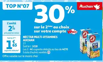 Auchan NECTAR MULTI-VITAMINES AUCHAN offre
