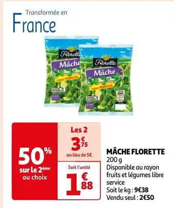 Auchan MÂCHE FLORETTE offre