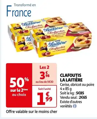 Auchan CLAFOUTIS LA LAITIÈRE offre