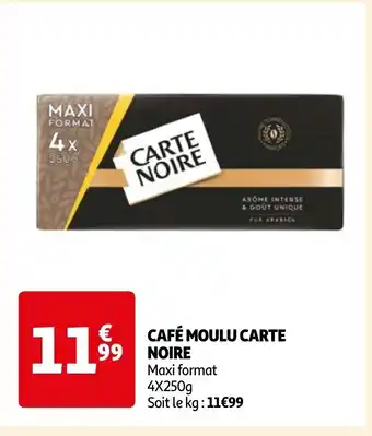 Auchan CAFÉ MOULU CARTE NOIRE offre