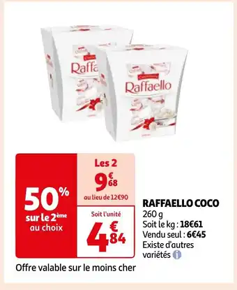 Auchan RAFFAELLO COCO offre