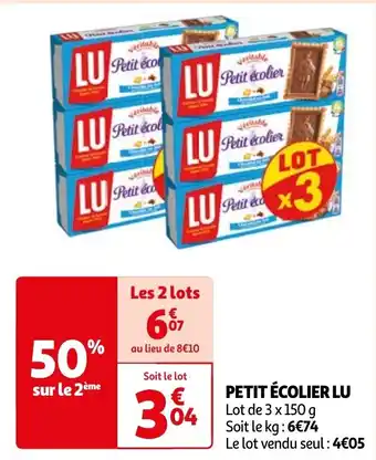 Auchan PETIT ÉCOLIER LU offre