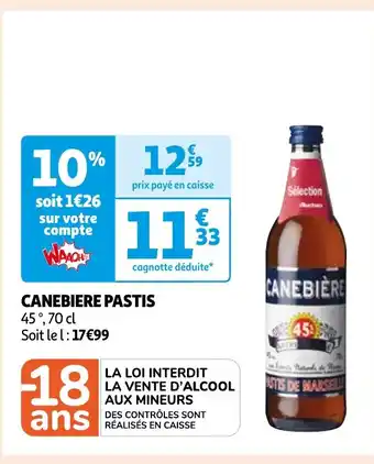 Auchan CANEBIERE PASTIS offre