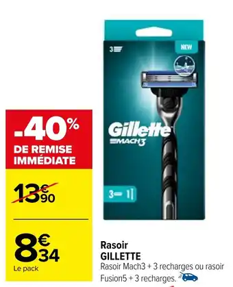 Carrefour Rasoir GILLETTE offre