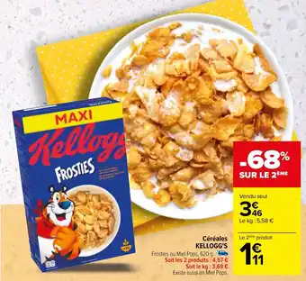 Carrefour Céréales KELLOGG'S offre