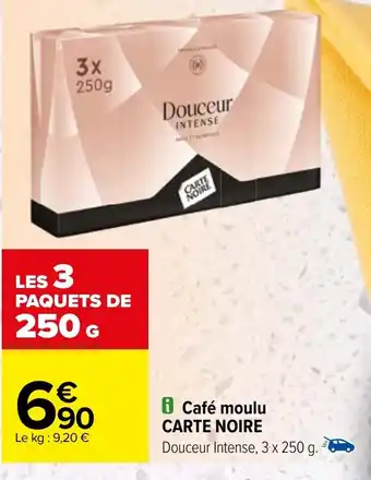 Carrefour i Café moulu CARTE NOIRE offre