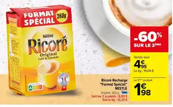Carrefour Ricoré Recharge "Format Spécial" NESTLÉ offre