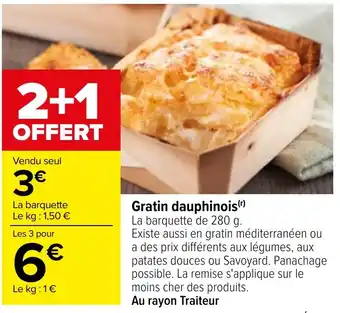 Carrefour Gratin dauphinois(r) offre