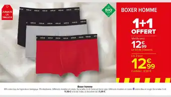 Carrefour Boxer homme offre