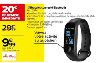 Carrefour i Bracelet connecté Bluetooth offre