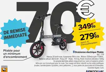 Carrefour i Draisienne électrique Pliable offre