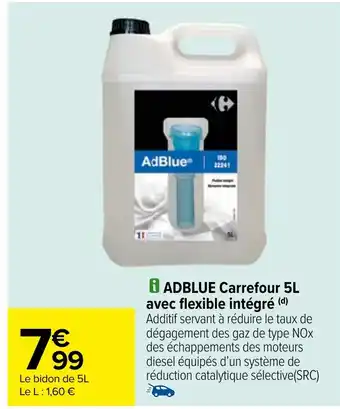 Carrefour i ADBLUE Carrefour 5L avec flexible intégré (d) offre