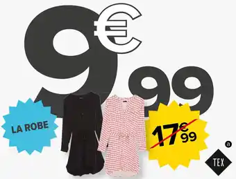 Carrefour Robe avec ceinture offre