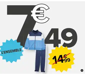 Carrefour Jogging fille ou garçon offre
